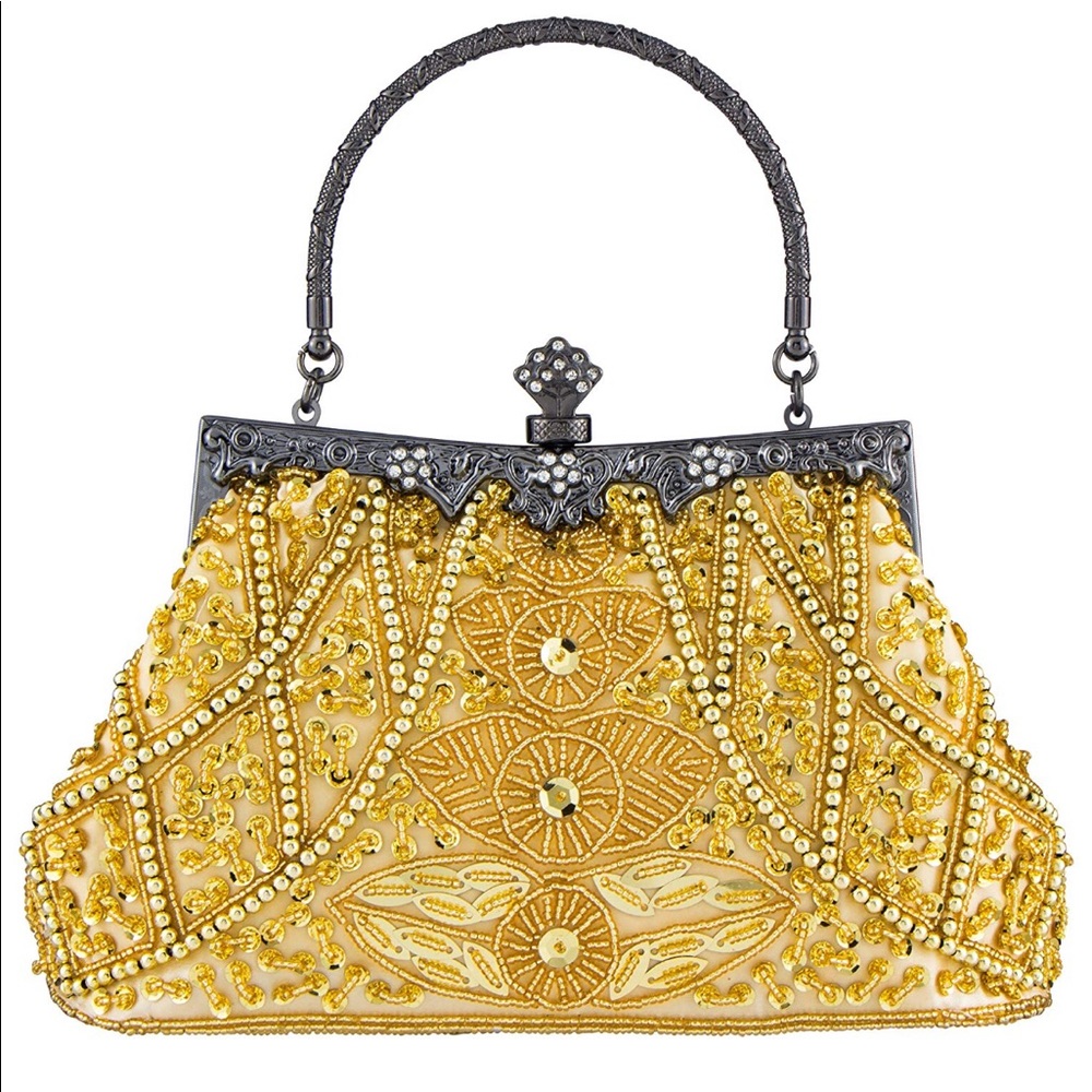 Gold clutch